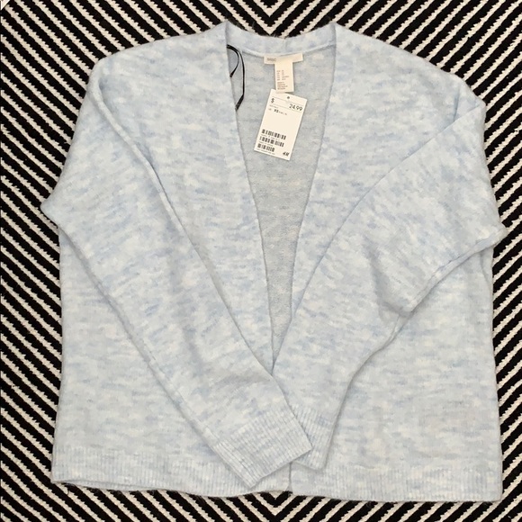 H&M Sweaters Hm Light Blue Cardigan Poshmark